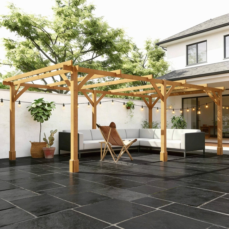 Pergola stable, treillis de jardin pour l'extérieur
