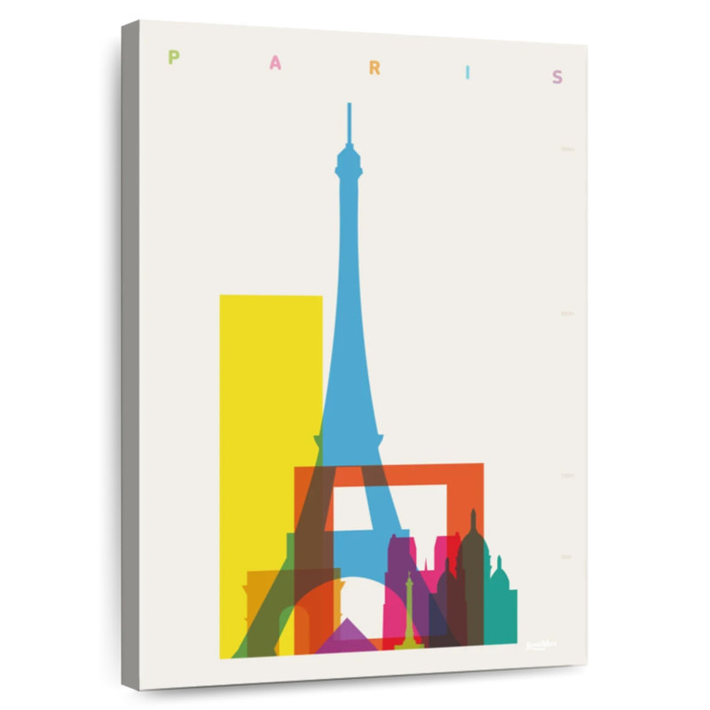 Sireci Colorful Paris, 36" H x 24" W