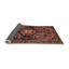 Tapis traditionnel rouge / noir-379443316