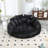 55" Long Polyester Foam Armchair, Oversized Round Chair, Fluffy Modern Sofa Ded for Living Room-427908762
