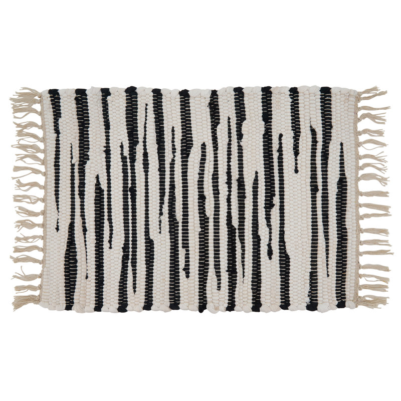 Ensemble de 4 napperons rayés Zèbre Chindi