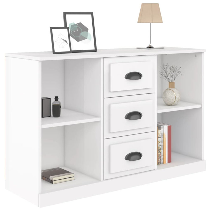 Pikulova 104.5cm Sideboard, High Gloss White
