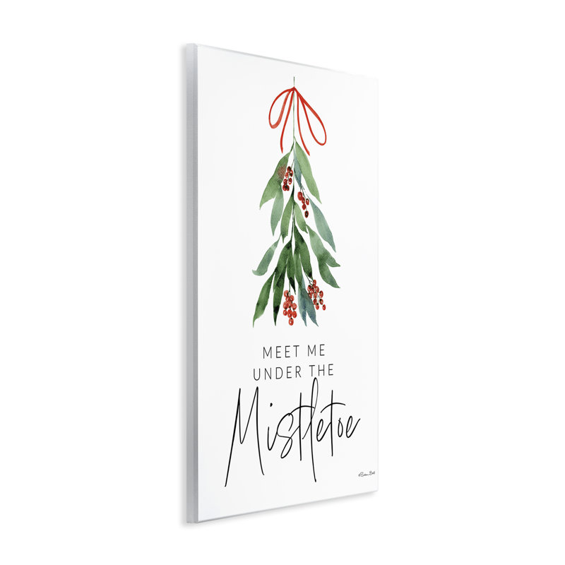 «Meet Me Under Mistletoe» par Susan Ball, H 19 po x l 13 po