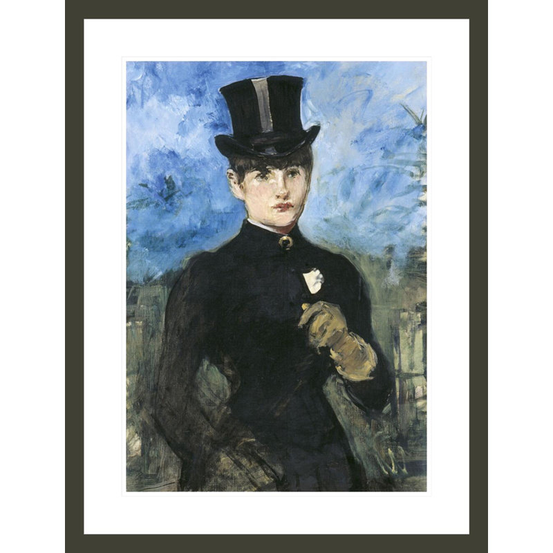 Équitation giclée encadrée par Horse Man, H 29,5 po x l 22,57 po