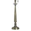 Lampe de table Alcester Steel - or Hayla - abat-jour blanc