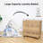 Large Capacity Laundry Hamper With Lid And Removable Liner Bags, Foldable Clothes Basket With Dust-Proof Cover And Raised Base, Synthetic Wicker Storage Organizer For Bedroom