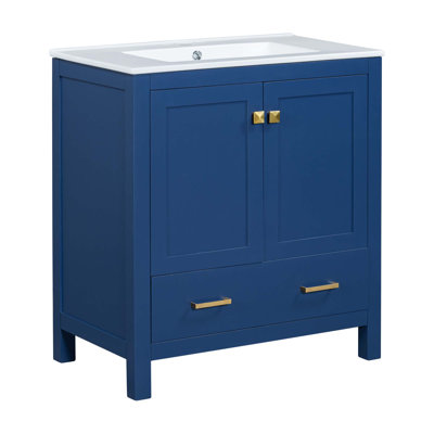 Ensemble de meuble-lavabo moderne avec lavabos doubles et options de rangement polyvalentes