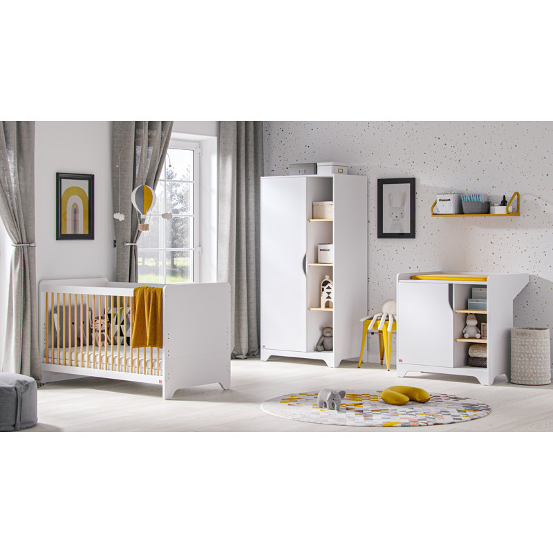 Mandalay Mini Cot Bed, White