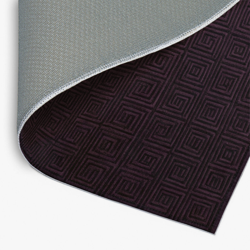 Trellis Black Indoor and Outdoor Area Rug, Rectangle 2' x 3'
