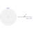 Rain Fixed Shower Head 1.8 GPM GPM