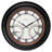 24” Illuminated Led Large Outdoor Decorative Clock With Thermometer And Hygrometer Combo