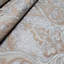 Rouleaux de papier peint damassé Ritzy victorien gris foncé bronze doré métallique ogee