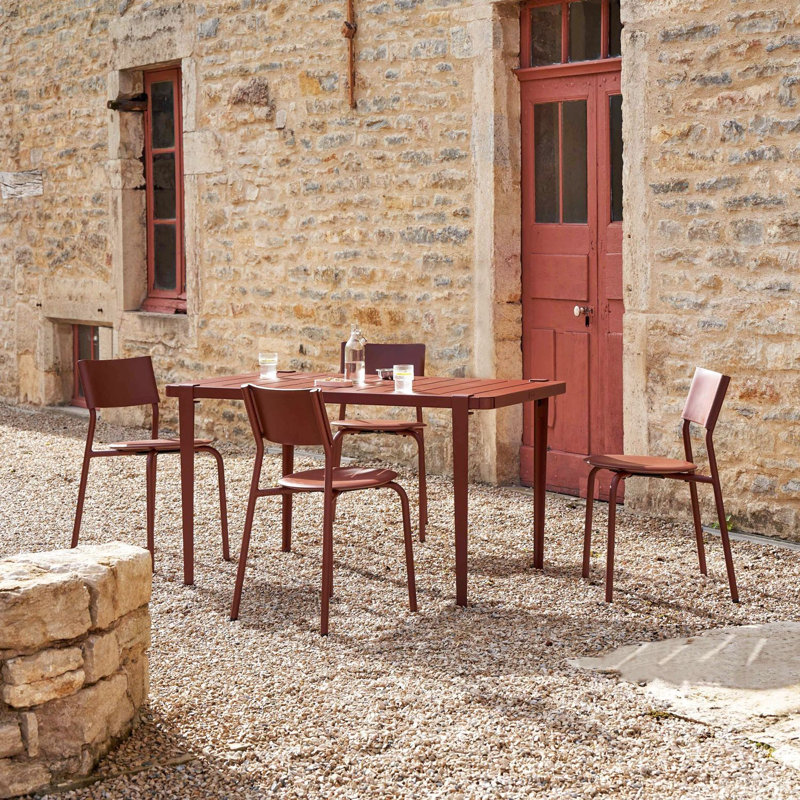 Chaise d'appoint midi, Brick Red