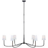 Kairos 6 - Light Metal Chandelier by Thomas O'Brien