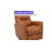 Akeelah 31" Top Grain Leather Manual Swivel Glider Recliner-1835822513