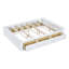 Structure de lit plateforme en bois grand format avec 6 tiroirs de rangement, blanc-1594992722