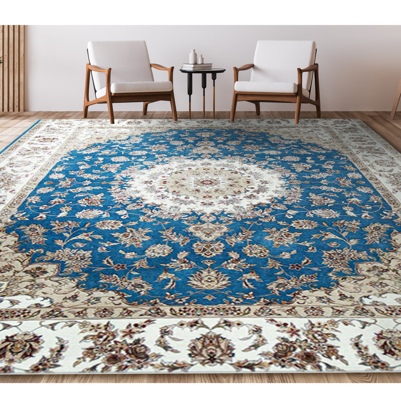 Intricately Oriental Area Rug, Round 5'
