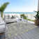 Machine Washable Indoor/Outdoor Chayden ACN1006 Gray Rug