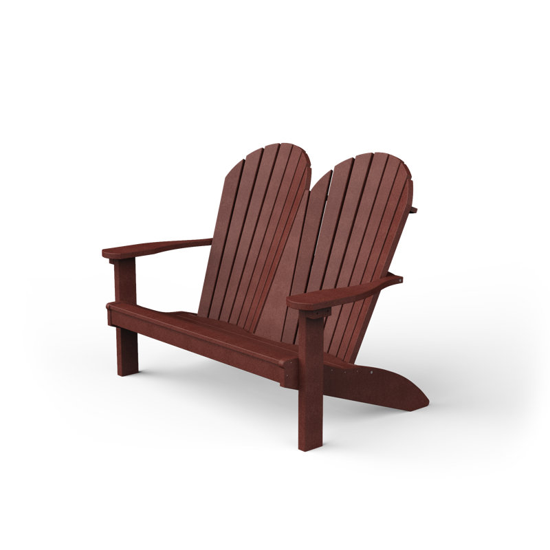 Banc de jardin en plastique Wisby, Bouleau