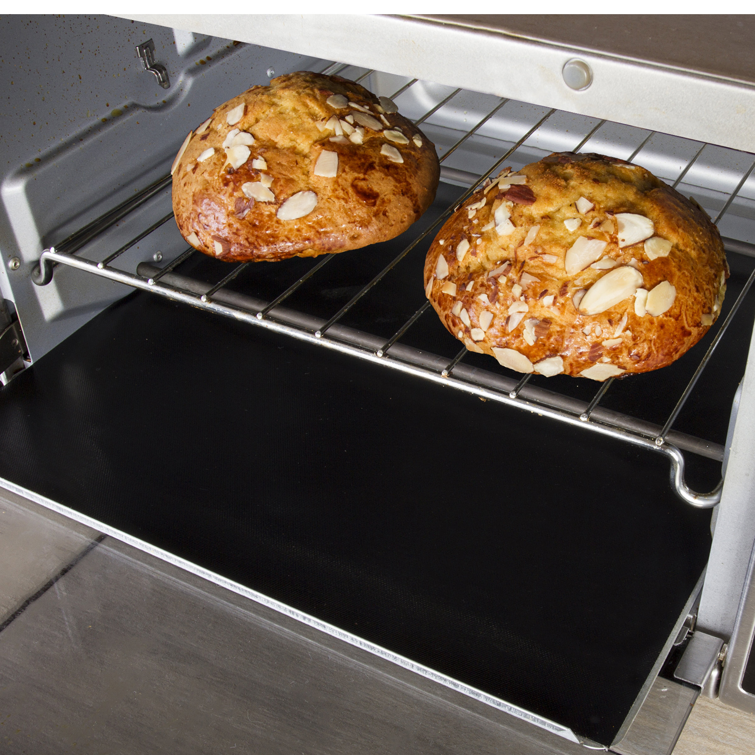 Non-stick Air Fryer Oven Liner - Reusable Toaster Oven Mat (  X