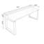 Bureau rectangulaire brun en bois massif-108954514