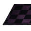 Tapis gris à carreaux lavable à la machine