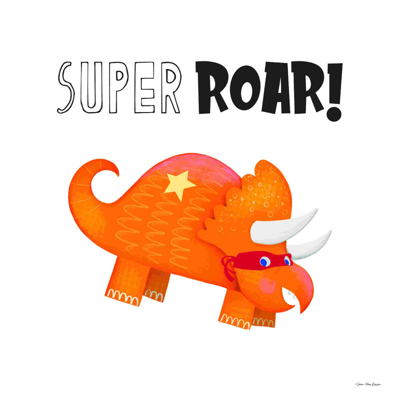 " Super Roar " by Seven Trees Design, 12" W x 12" H