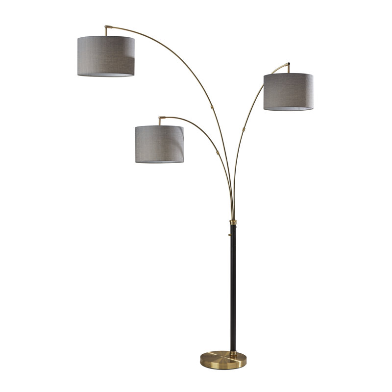 Necmiye 82'' Brass Tree Floor Lamp