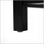 Meuble-lavabo moderne noir 20,28 po avec lavabo en céramique, structure en bois massif et tiroir - idéal pour les petites salles de bain