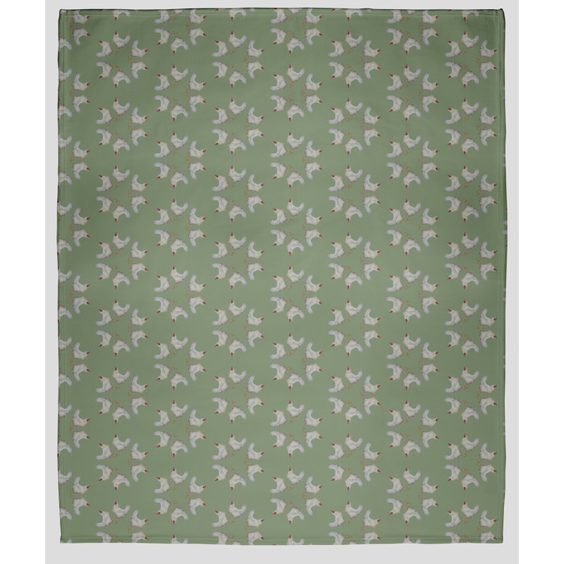 Diepreye Throw Blanket, W152 x L203cm, Green