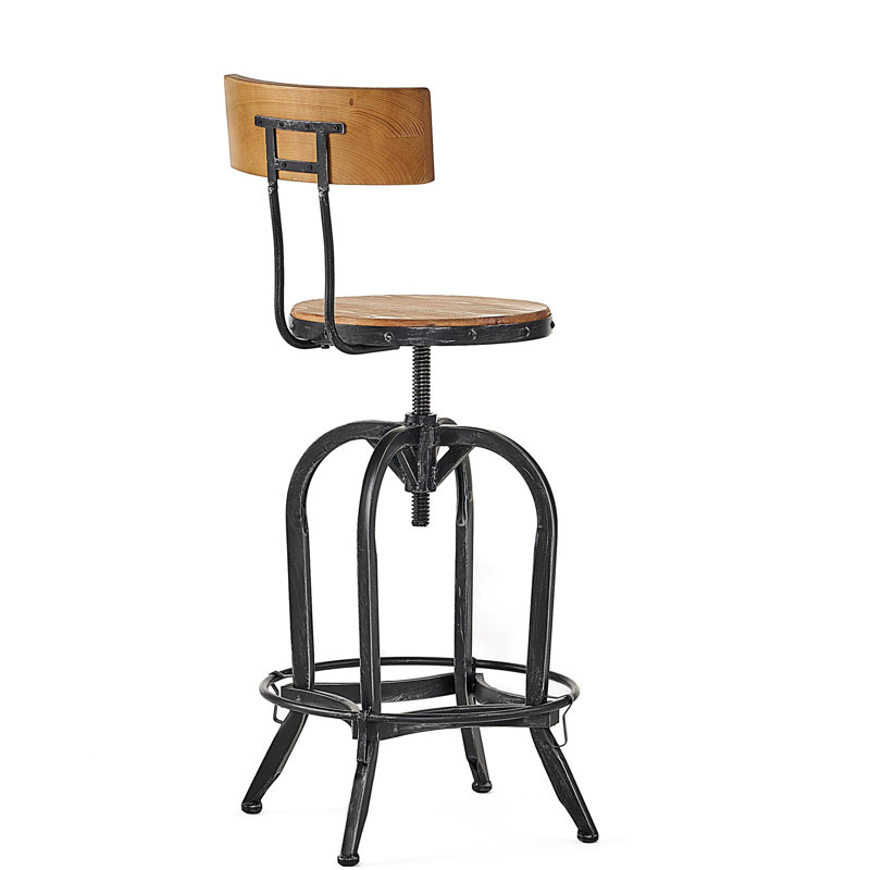 Tabourets de bar pivotants à hauteur réglable