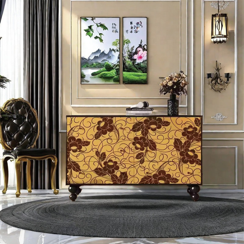 Spacious Sideboard with Durable Storage Design