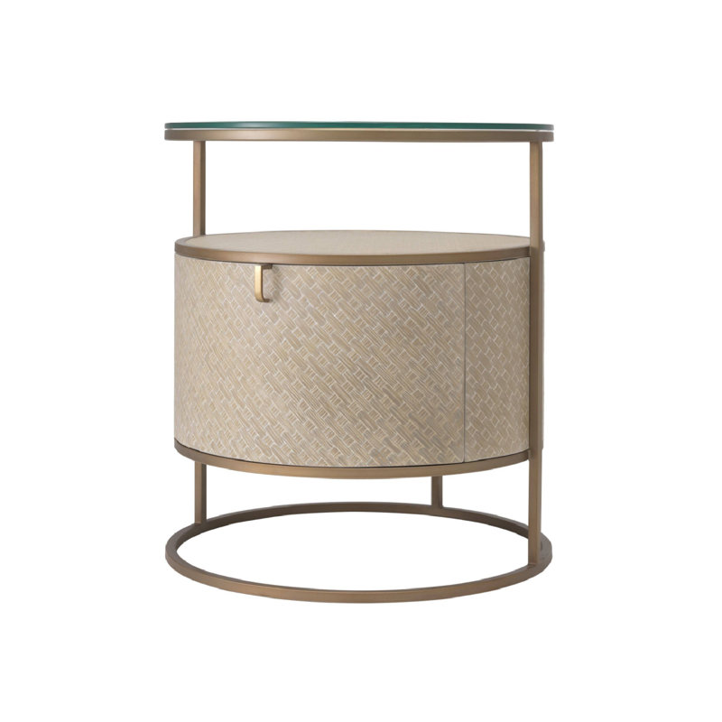 Napa Valley Glass End Table