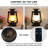 9.5'' Solar Powered Integrated LED Hurricane Lantern