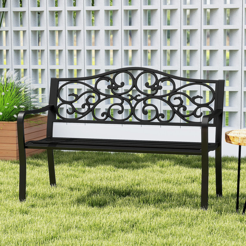 Metal Park Bench