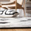 Tapis gris / noir / blanc Brentnal-978647850