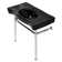 Imperial Ceramic Rectangular Console Bathroom Sinks with Overflow