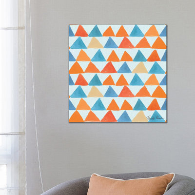 Whale Tale Pattern IIIB by Farida Zaman - Wrapped Canvas Painting