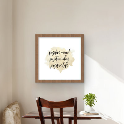 Positif, esprit positif - Vibes encadrées