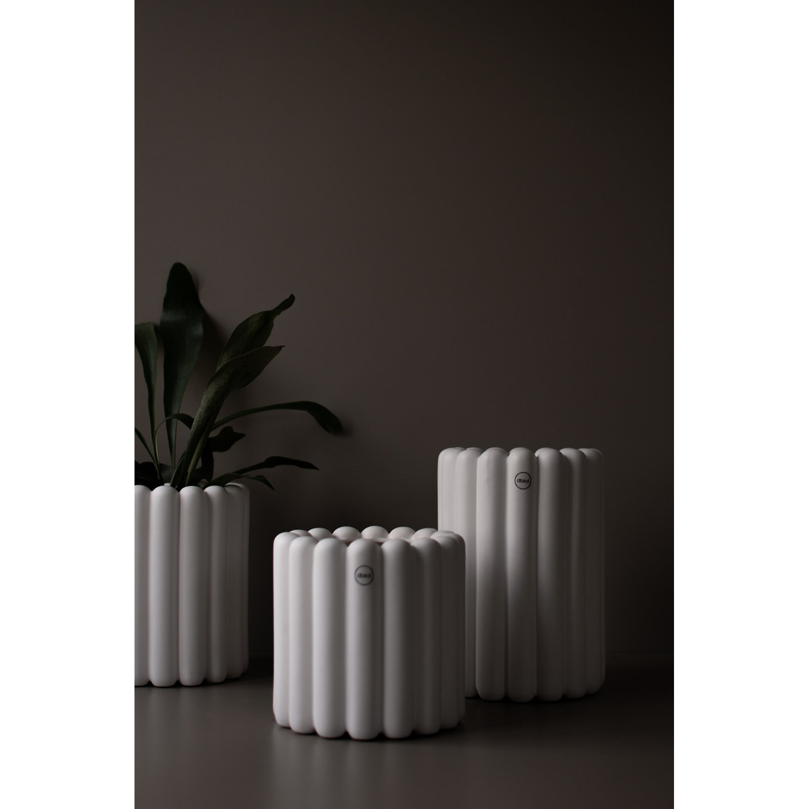 Ceramic Table Vase, 10.63" H x 7.48" W x 7.48" D