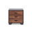 Walnut & Espresso Finish Accent Table-2092644542