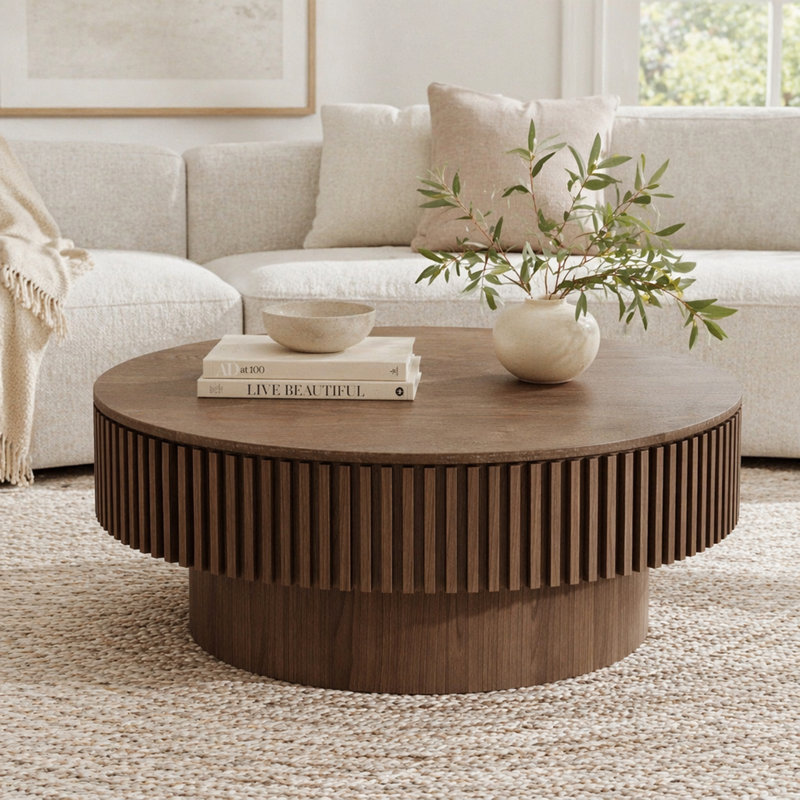 Table basse 31,5 po, Noyer