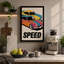 Stacked Speed Retro - Wrapped Canvas-967013931-967013940