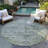 Machine Washable Indoor/Outdoor Xhevrie Aloe Rug-1099839996