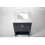 Meuble-lavabo simple 25 po avec plateau en marbre Meggs-162616367