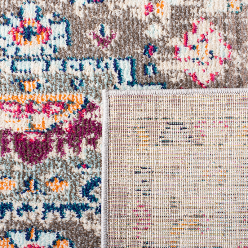 Yedidalga Performance Oriental Rug, Square 6'7"