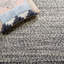 Tapis beige / noir en jute fabriqué à la main Romet Ombre-990320343