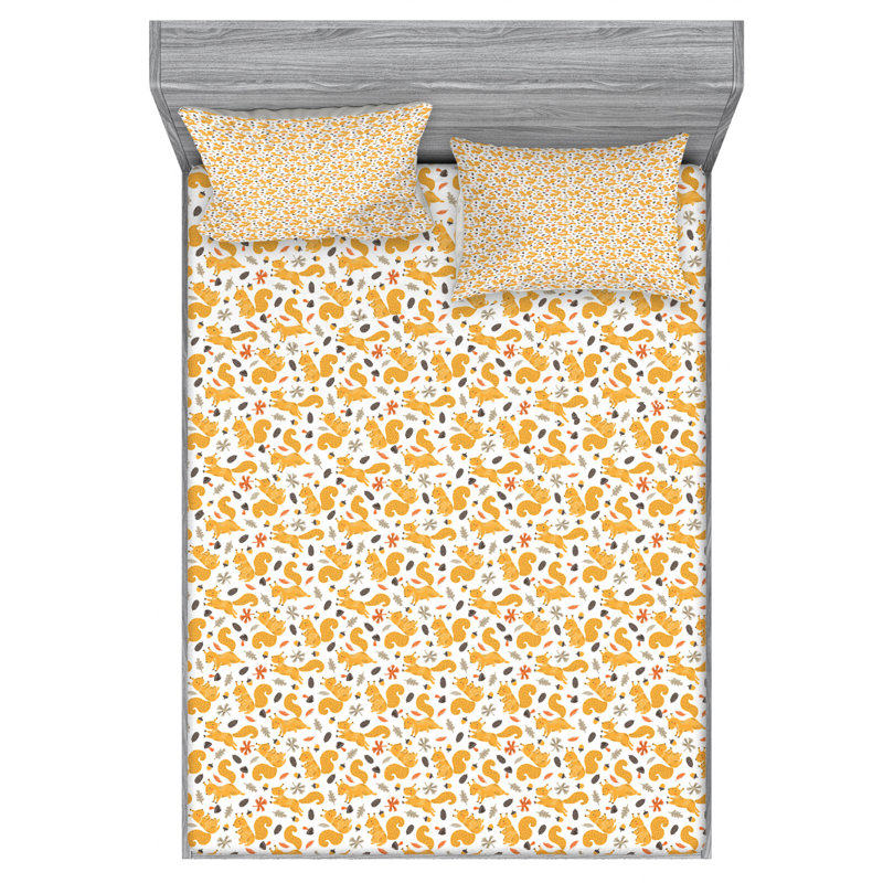 Autumnn Microfiber Sheet Set, Full Sheet Set with Fitted Sheet