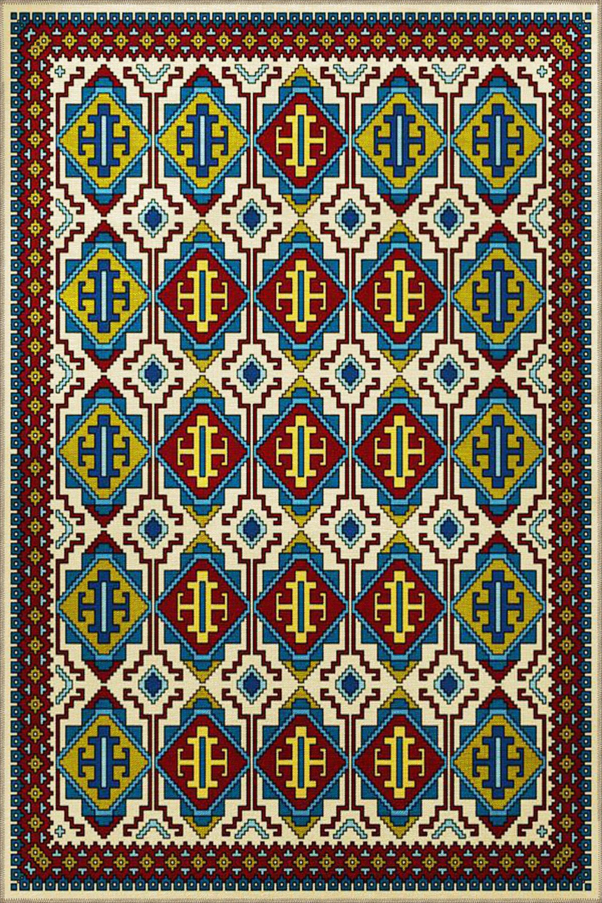 Diamond Patterned Rug Ruggable Dakota Fields Machine Washable Diamond Patterned Geometric Ethnic Woven ...