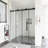 60 In. W X 76 In. H Single Sliding Shower Door-116650971